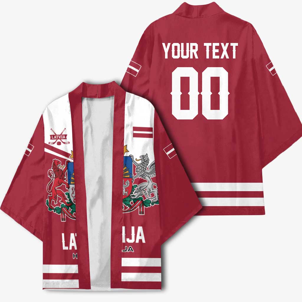 Custom Hockey 2026 Latvia Kimono Latvians Go Champions