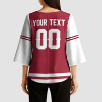Custom Hockey 2026 Latvia Kimono Sleeve Blouse Latvians Go Champions