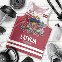 Custom Hockey 2026 Latvia Men Tank Top Latvians Go Champions