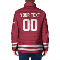 Custom Hockey 2026 Latvia Padded Jacket Latvians Go Champions
