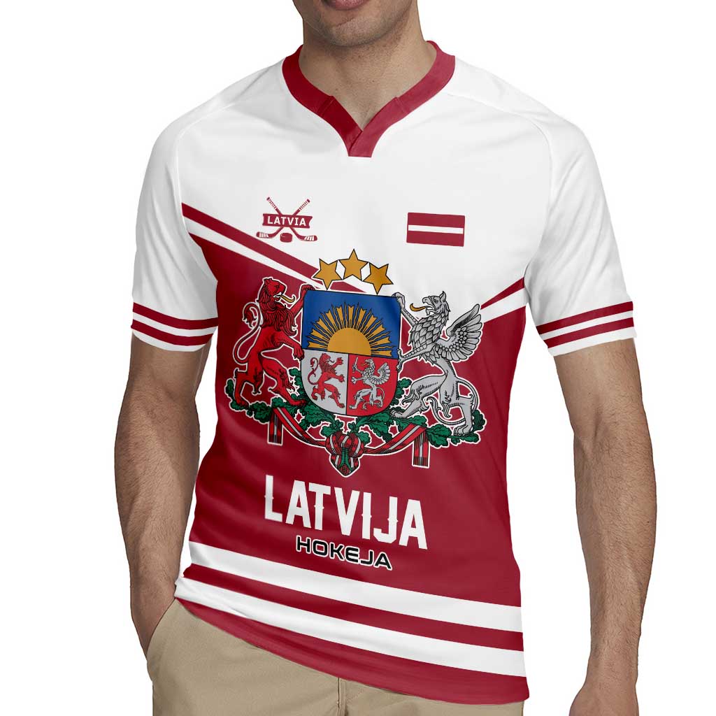 Custom Hockey 2026 Latvia Rugby Jersey Latvians Go Champions