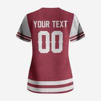 Custom Hockey 2026 Latvia Scrub Top Latvians Go Champions