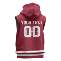 Custom Hockey 2026 Latvia Sleeveless Hoodie Latvians Go Champions