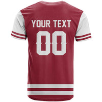 Custom Hockey 2026 Latvia T Shirt Latvians Go Champions