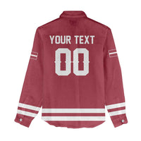 Custom Hockey 2026 Latvia Women Casual Shirt Latvians Go Champions