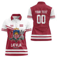 Custom Hockey 2026 Latvia Women Polo Shirt Latvians Go Champions