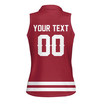 Custom Hockey 2026 Latvia Women Sleeveless Polo Shirt Latvians Go Champions