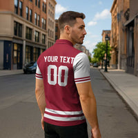 Custom Hockey 2026 Latvia Zipper Polo Shirt Latvians Go Champions