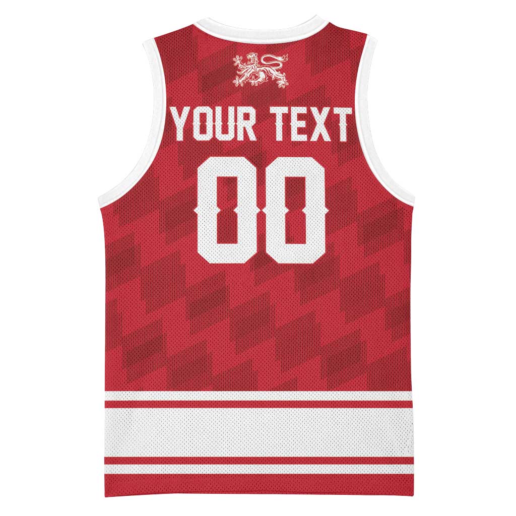 Custom Hockey 2026 Denmark Basketball Jersey Danish Lions Go Champions