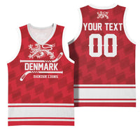 Custom Hockey 2026 Denmark Basketball Jersey Danish Lions Go Champions