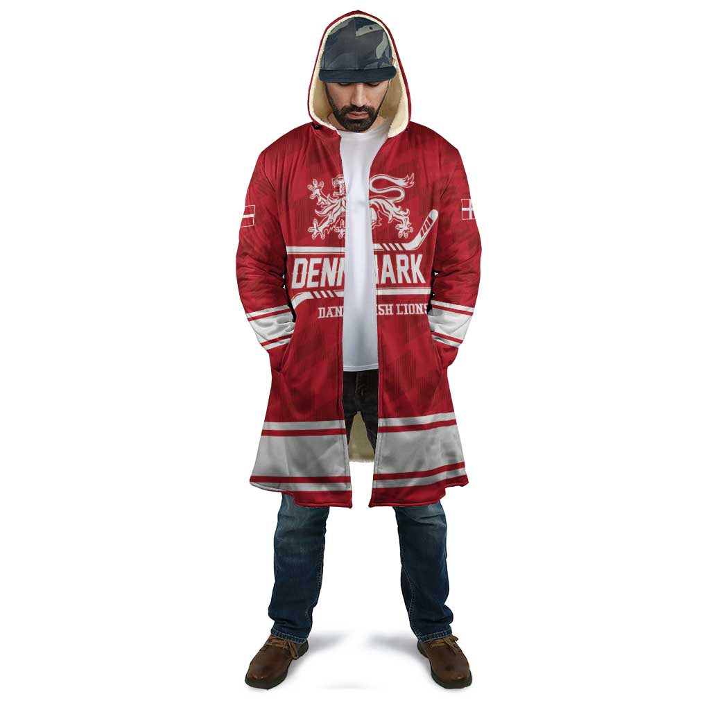 Custom Hockey 2026 Denmark Cloak Danish Lions Go Champions