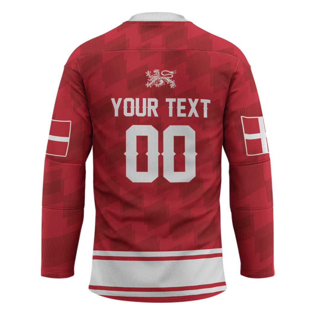 Custom Hockey 2026 Denmark Hockey Jersey Danish Lions Go Champions