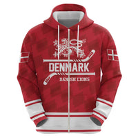 Custom Hockey 2026 Denmark Hoodie Danish Lions Go Champions