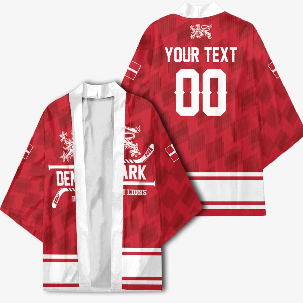 Custom Hockey 2026 Denmark Kimono Danish Lions Go Champions