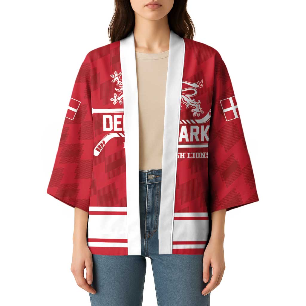Custom Hockey 2026 Denmark Kimono Danish Lions Go Champions
