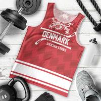 Custom Hockey 2026 Denmark Men Tank Top Danish Lions Go Champions