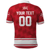 Custom Hockey 2026 Denmark Polo Shirt Danish Lions Go Champions