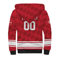 Custom Hockey 2026 Denmark Sherpa Hoodie Danish Lions Go Champions