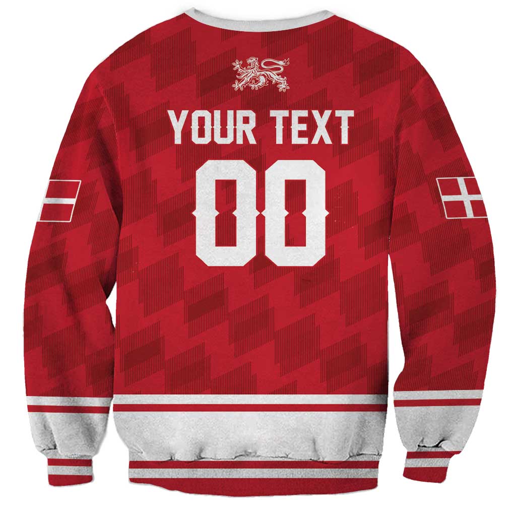 Custom Hockey 2026 Denmark Sweatshirt Danish Lions Go Champions