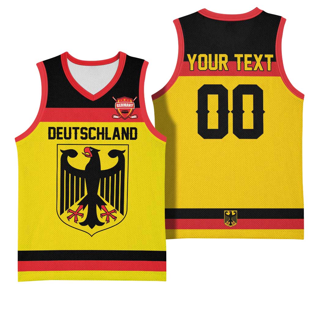 Custom Hockey 2026 Germany Basketball Jersey Trager der Adler