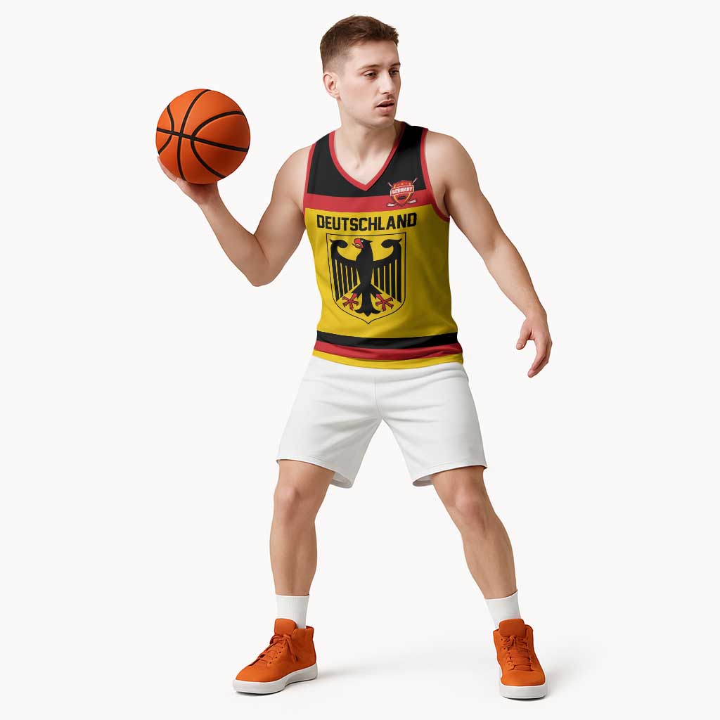 Custom Hockey 2026 Germany Basketball Jersey Trager der Adler