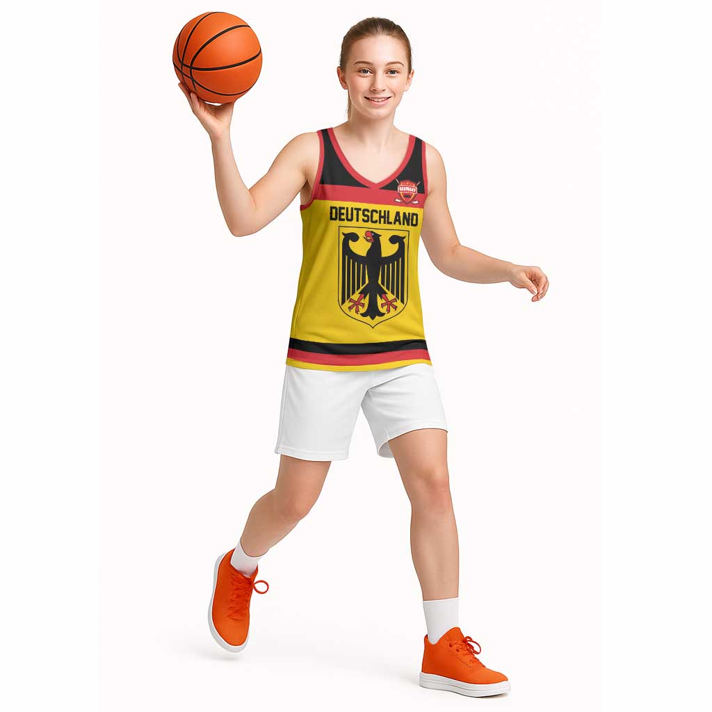 Custom Hockey 2026 Germany Basketball Jersey Trager der Adler