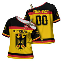 Custom Hockey 2026 Germany Cross Shoulder Shirt Trager der Adler