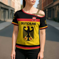 Custom Hockey 2026 Germany Cross Shoulder Shirt Trager der Adler