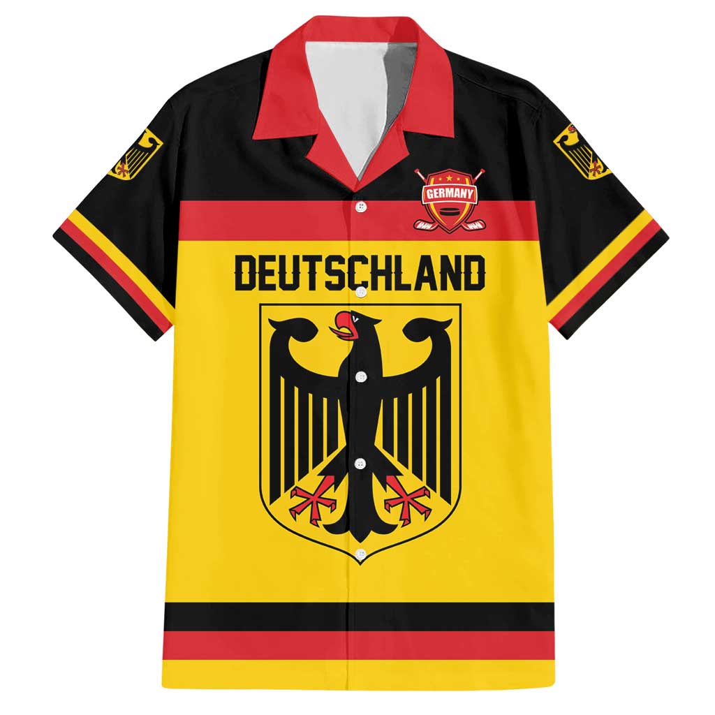 Custom Hockey 2026 Germany Hawaiian Shirt Trager der Adler