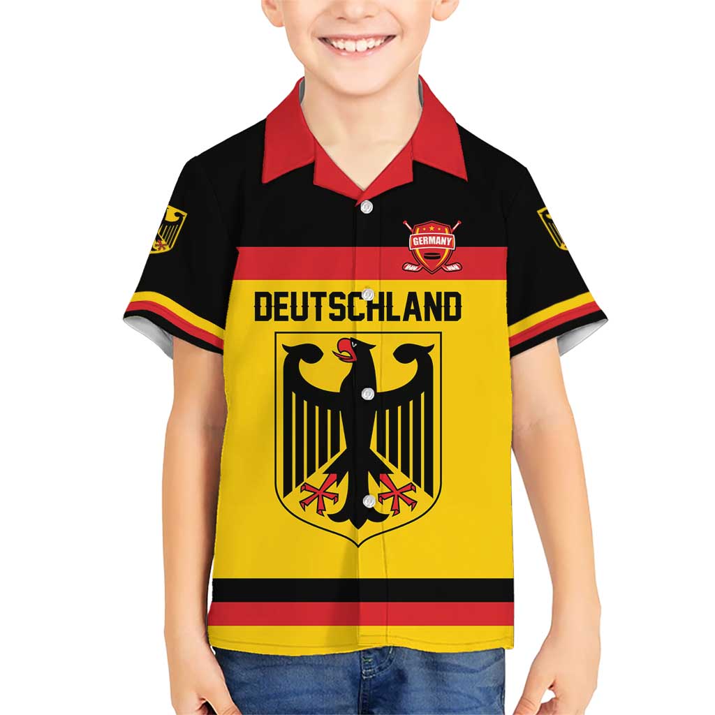 Custom Hockey 2026 Germany Hawaiian Shirt Trager der Adler