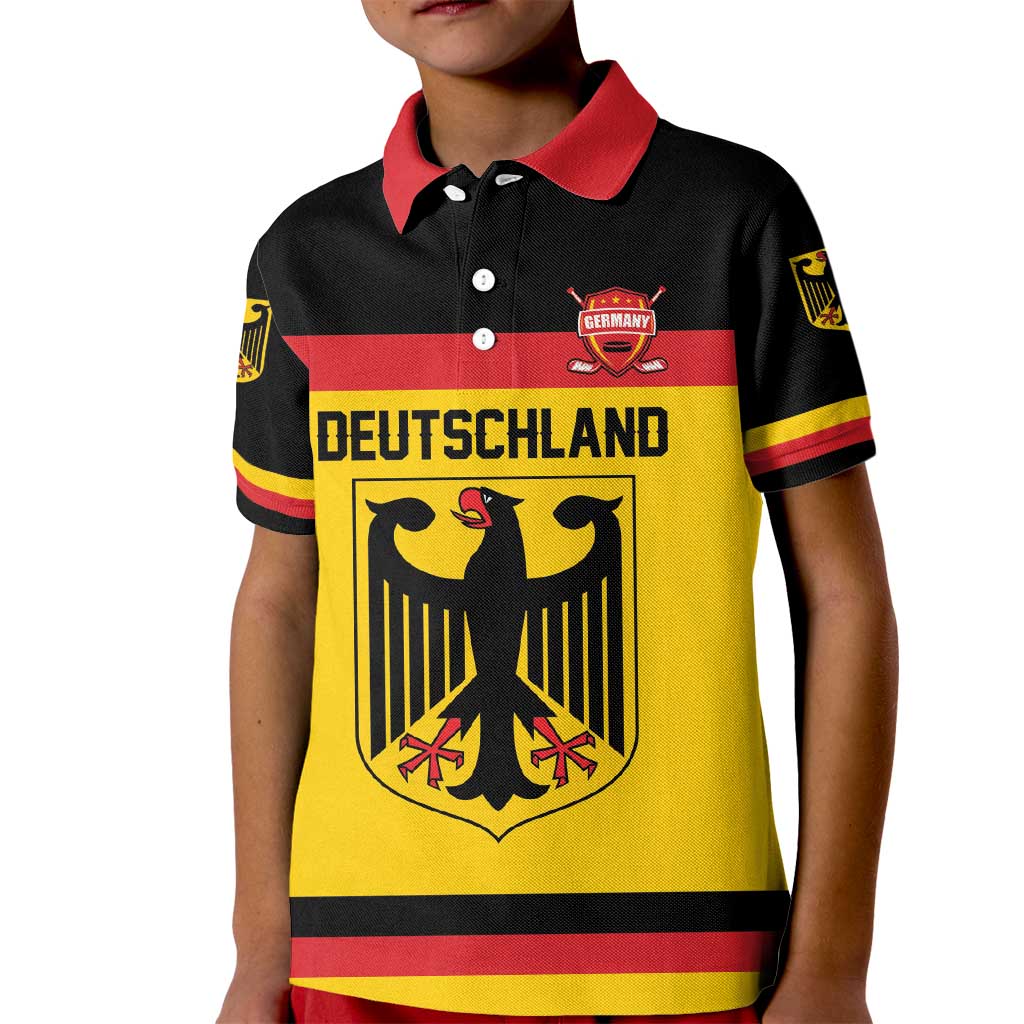 Custom Hockey 2026 Germany Kid Polo Shirt Trager der Adler