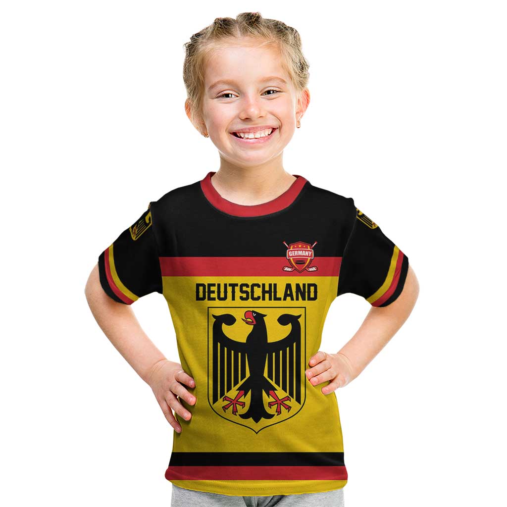 Custom Hockey 2026 Germany Kid T Shirt Trager der Adler