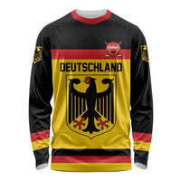 Custom Hockey 2026 Germany Long Sleeve Shirt Trager der Adler