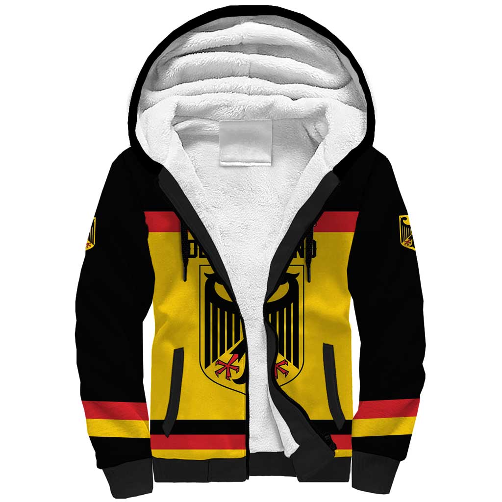 Custom Hockey 2026 Germany Sherpa Hoodie Trager der Adler