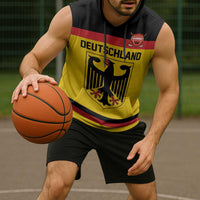 Custom Hockey 2026 Germany Sleeveless Hoodie Trager der Adler