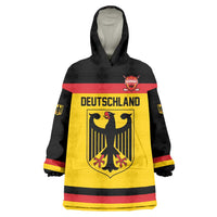 Custom Hockey 2026 Germany Wearable Blanket Hoodie Trager der Adler