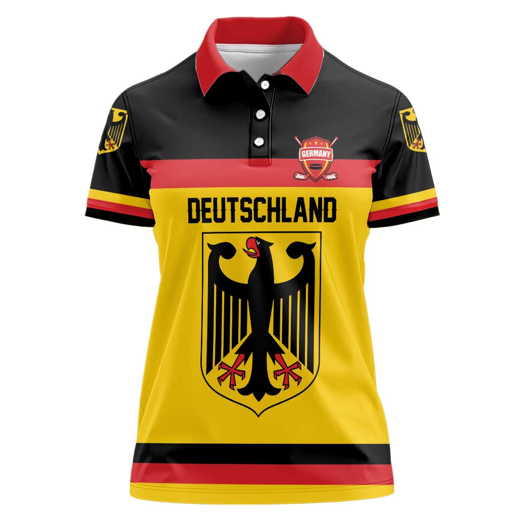 Custom Hockey 2026 Germany Women Polo Shirt Trager der Adler