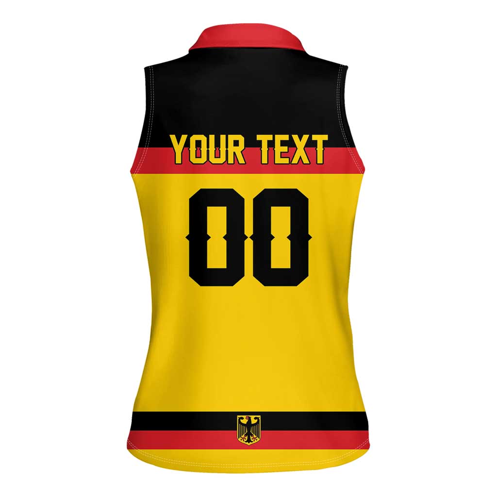 Custom Hockey 2026 Germany Women Sleeveless Polo Shirt Trager der Adler
