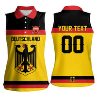 Custom Hockey 2026 Germany Women Sleeveless Polo Shirt Trager der Adler