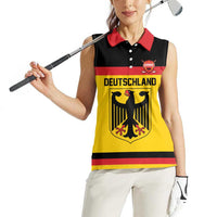 Custom Hockey 2026 Germany Women Sleeveless Polo Shirt Trager der Adler
