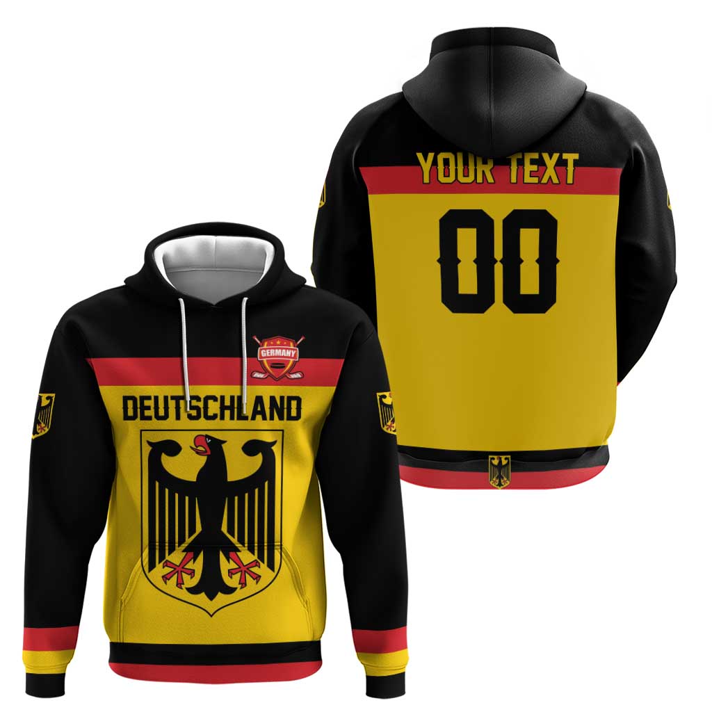 Custom Hockey 2026 Germany Zip Hoodie Trager der Adler