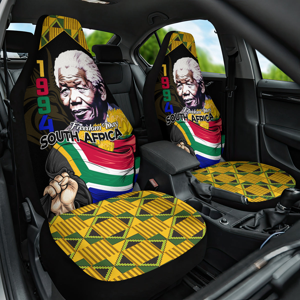 South Africa Freedom Day 2024 Car Seat Cover Happy 30th Anniversary