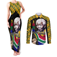 South Africa Freedom Day 2024 Couples Matching Tank Maxi Dress and Long Sleeve Button Shirt Happy 30th Anniversary - Wonder Print Shop