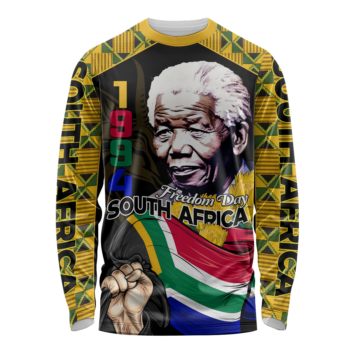 South Africa Freedom Day 2024 Long Sleeve Shirt Happy 30th Anniversary - Wonder Print Shop