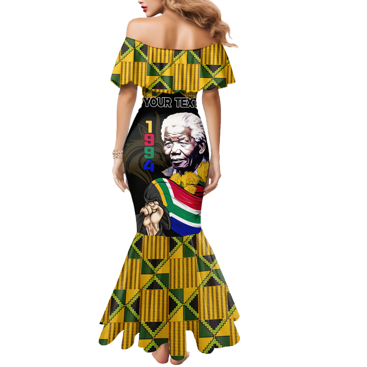 South Africa Freedom Day 2024 Mermaid Dress Happy 30th Anniversary - Wonder Print Shop