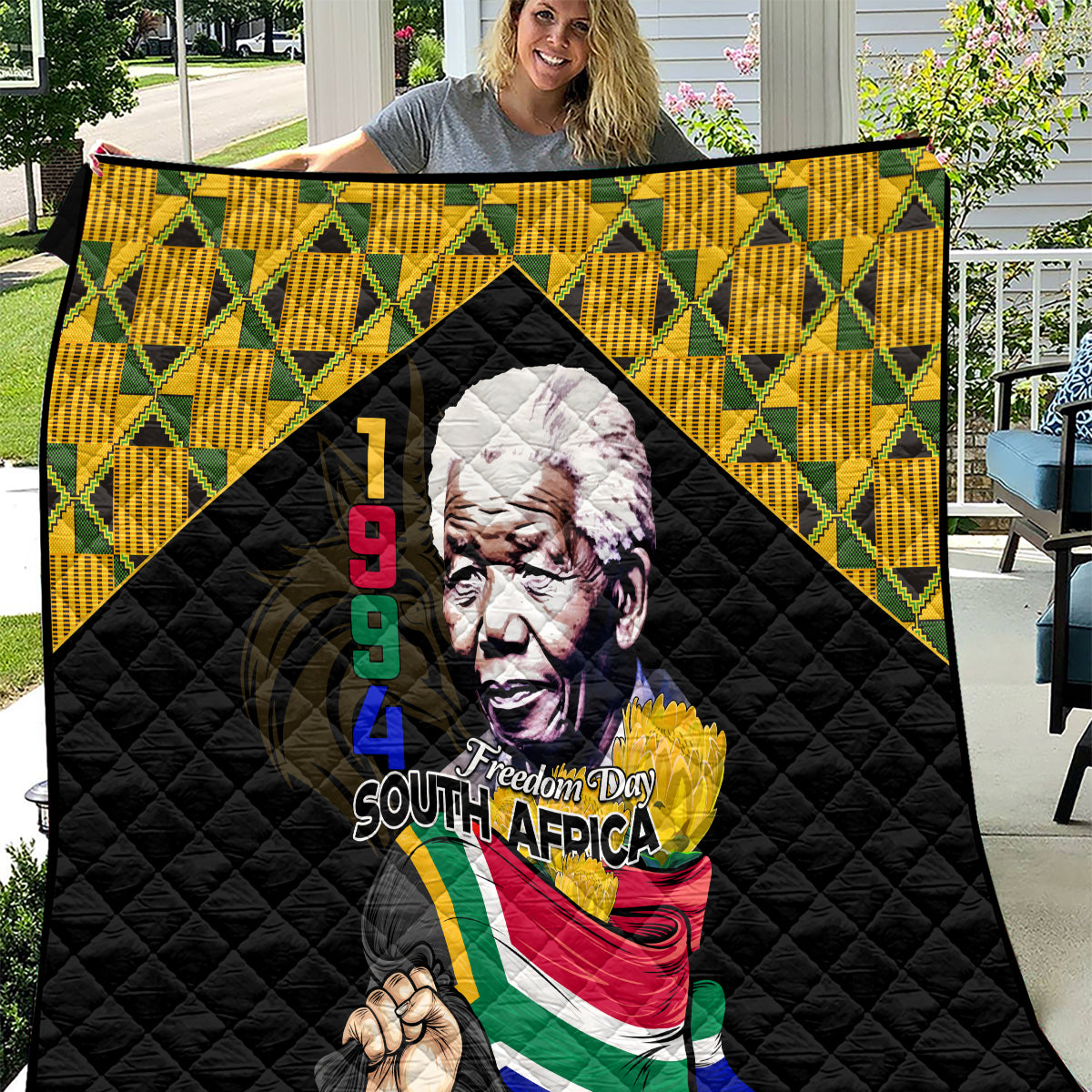 South Africa Freedom Day 2024 Quilt Happy 30th Anniversary - Wonder Print Shop