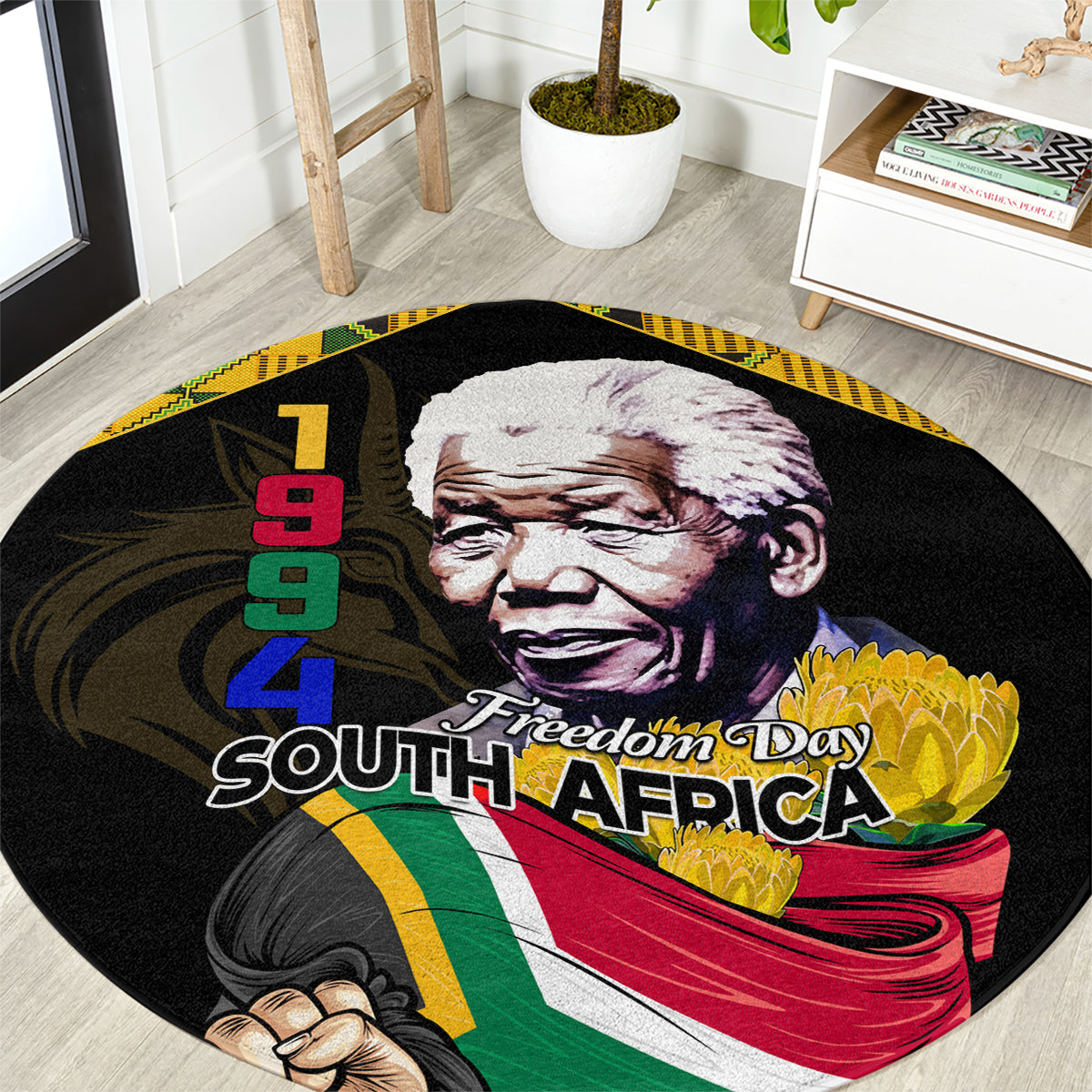 South Africa Freedom Day 2024 Round Carpet Happy 30th Anniversary