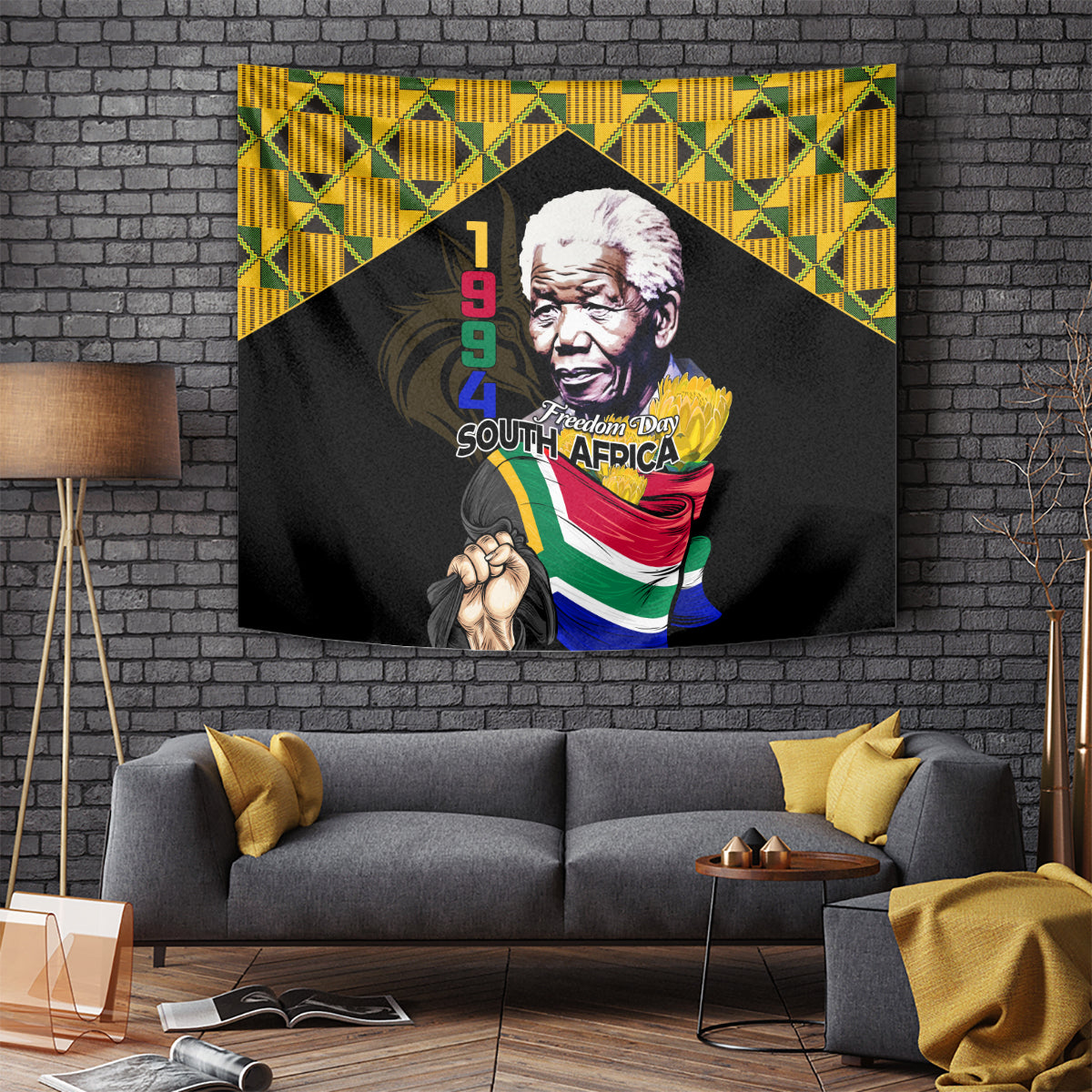South Africa Freedom Day 2024 Tapestry Happy 30th Anniversary - Wonder Print Shop