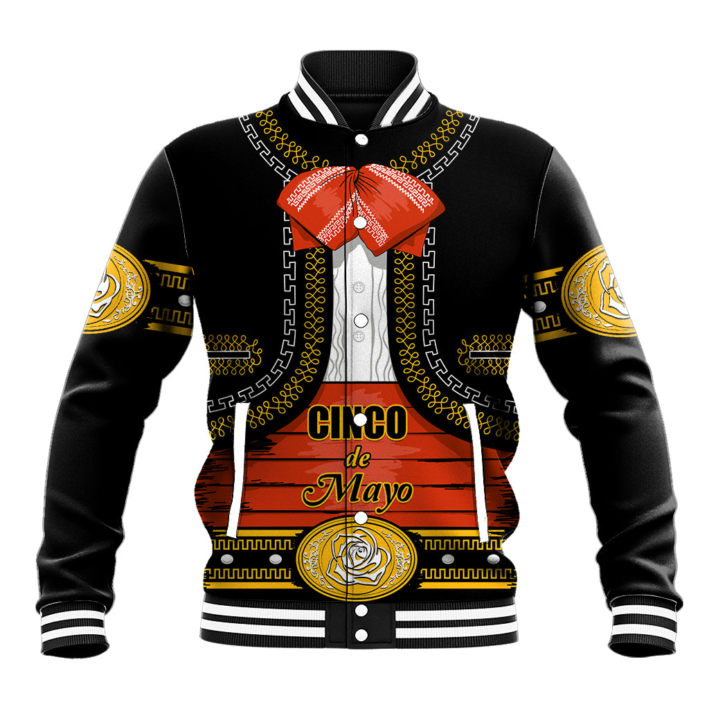 Cinco de Mayo 2024 Baseball Jacket Traje de Charro Style - Wonder Print Shop