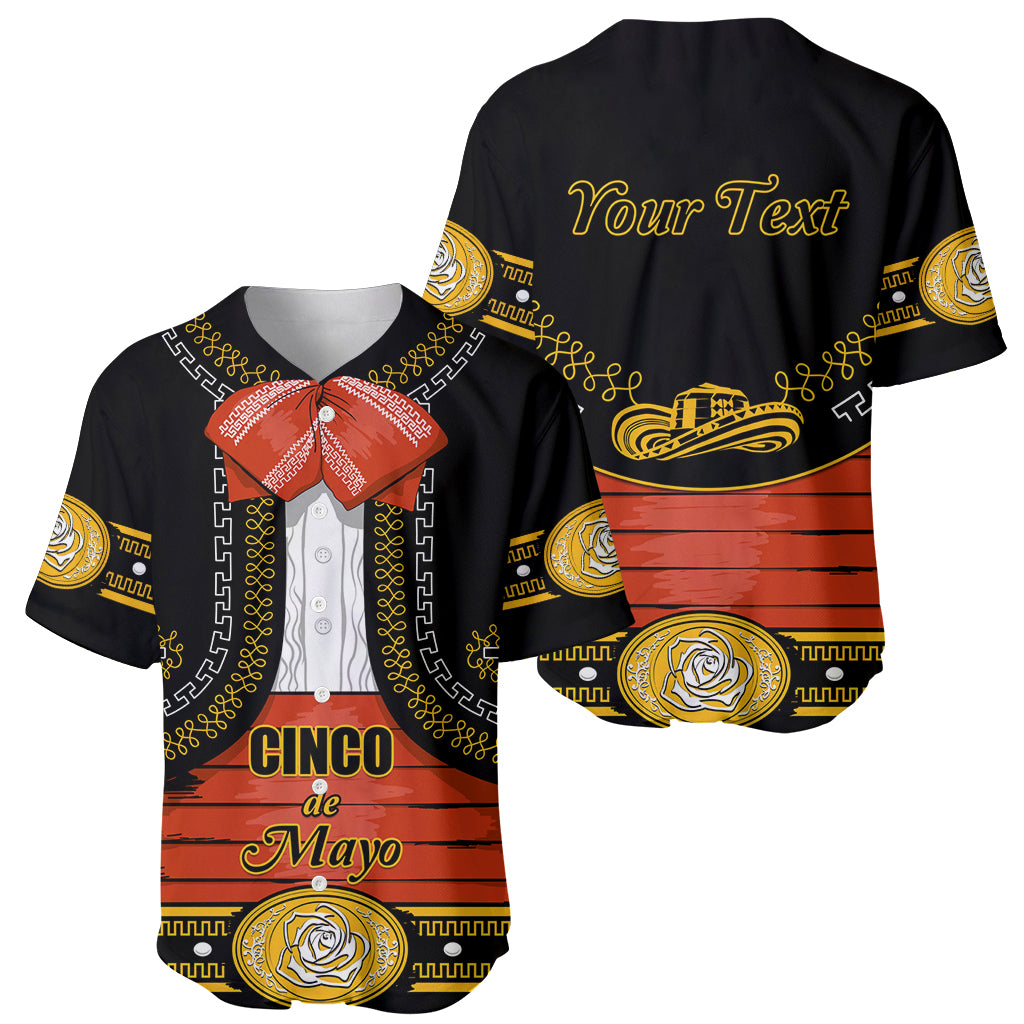 Cinco de Mayo 2024 Baseball Jersey Traje de Charro Style - Wonder Print Shop